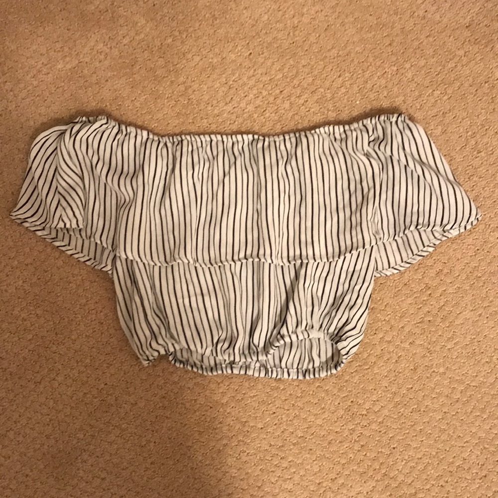 Off the shoulder crop top